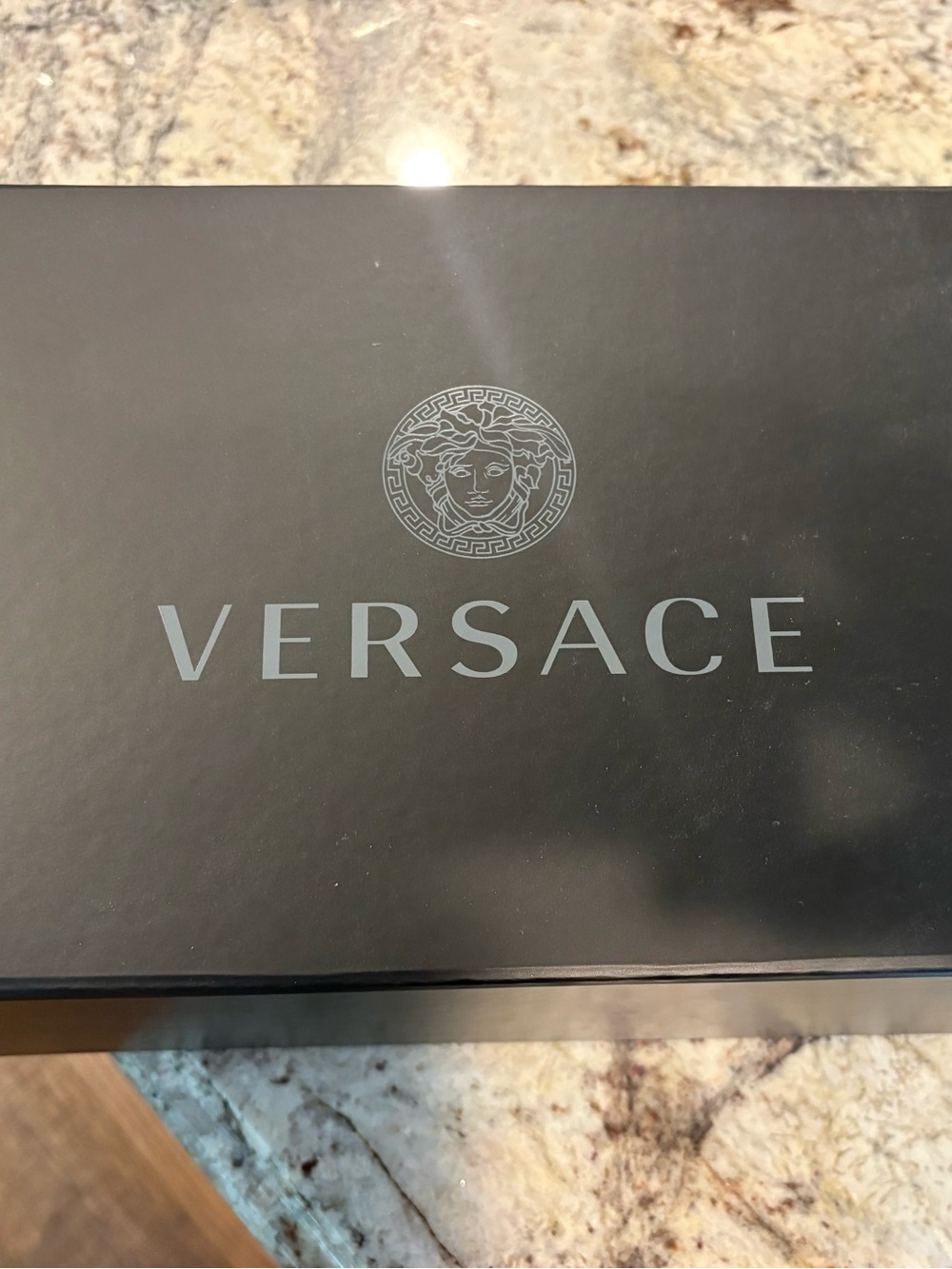 Versace Black and Silver Logo Presentation Box